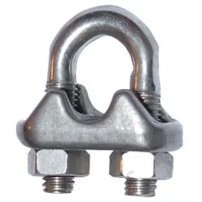 SERRE CÂBLE INOX A4 À ÉTRIER