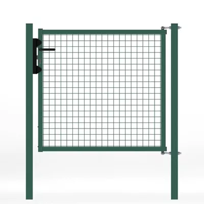 PORTILLON CLASSIC GRILLAGÉ PLASTIFIÉ VERT