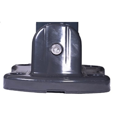 PLATINE GR. ANTHRA. 7016  PR POTEAU 60X60X1,5MM DE PORTILLON
