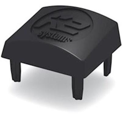 ENDCAP BLACK POUR SIGNLE RAIL 36