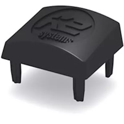 ENDCAP BLACK POUR SIGNLE RAIL 36