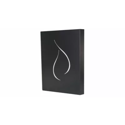 PLAQUE PROTECTION MURALE 860X1200 NOIR FLAMME
