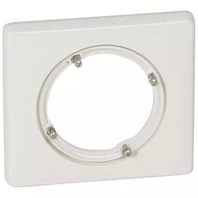 PLAQUE CELIANE  IP44 /1 POSTE - BLANC