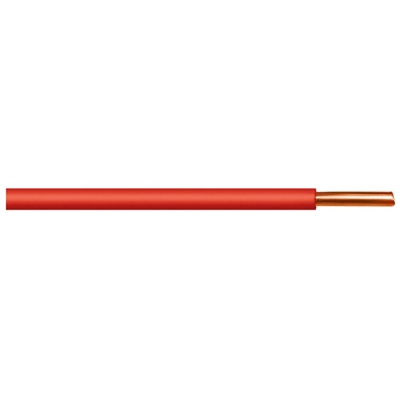 FIL RIGIDE SANS HALOGENE H07Z1-U Ø 2.5 ROUGE