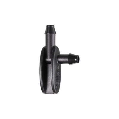 COUDE 90° CANNELE 4X6 BLISTER 10PCES - RAIN-JET