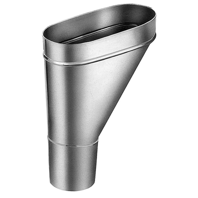 CUVETTE DE BRANCHEMENT Ø 120MM ZINC NATUREL