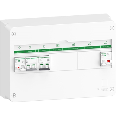 COFFRET PV AC - MONO 3 KWC - ONDULEUR CENTRALISE - 18MOD. 1 RANGEE