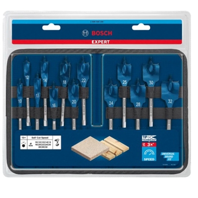 TROUSSE DE 13 MECHES A BOIS PLATES SELFCUT SPEED