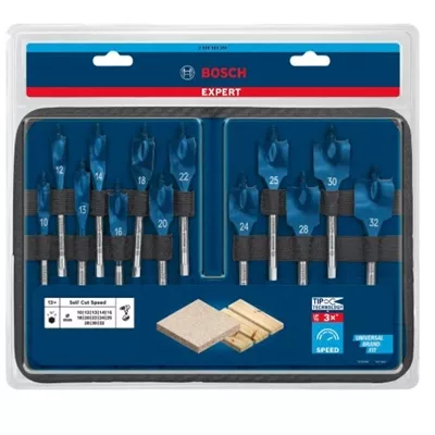 TROUSSE DE 13 MECHES A BOIS PLATES SELFCUT SPEED