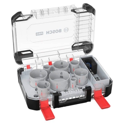 COFFRET SCIE TREPAN PROGRESSOR HSS METAL 11 PCES BOSCH