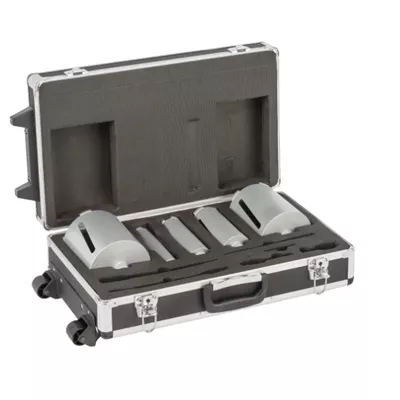 COFFRET 5 COURONNES DIAMANTEES A SEC BETON ORIGINAL