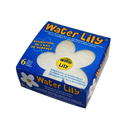 WATER LILY ABSORBE ET RETIENT LES SUBSTANCES GRASSES X6