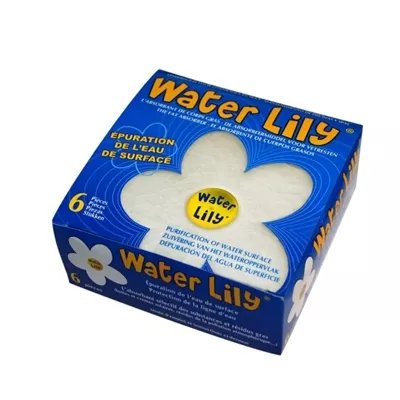 WATER LILY ABSORBE ET RETIENT LES SUBSTANCES GRASSES X6