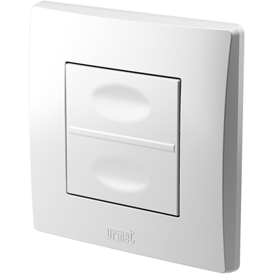 TELECOMMANDE MURALE 2 TOUCHES ZIGBEE