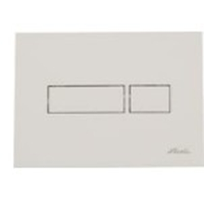 PLAQUE DE COMMANDE RECTANGULAIRE BLANCHE