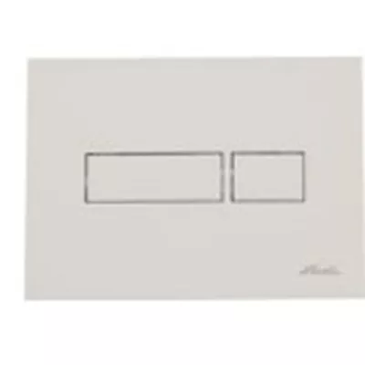 PLAQUE DE COMMANDE RECTANGULAIRE BLANCHE