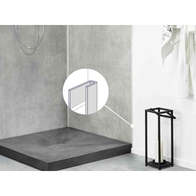 PROFILE DE FINITION MURAL REVELA  ALUMINIUM 2.60ML