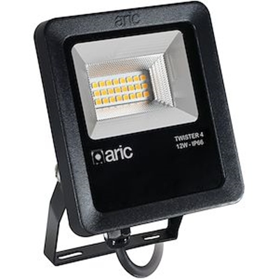 TWISTER 4 NOIR 12W 3000K IP66 IK08 1620LM 90° 50000H