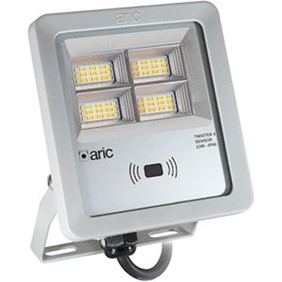 TWISTER 4 SENSOR GRIS 23W 3CCT IP66 IK08 3340LM 90° 50000H