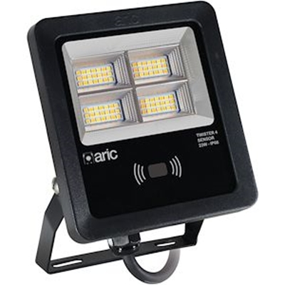 TWISTER 4 SENSOR NOIR 23W 3CCT IP66 IK08 3340LM 90° 50000H