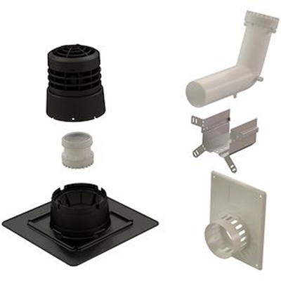 KIT 2 EN 1 B22P-B23P CHEMILUX CONDENS Ø 80/125 MM