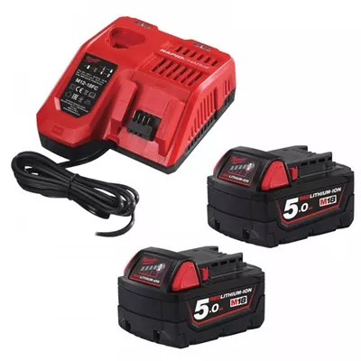 PACK 2 BATTERIES 18V 8.0AH + CHARGEUR M18NRJ502