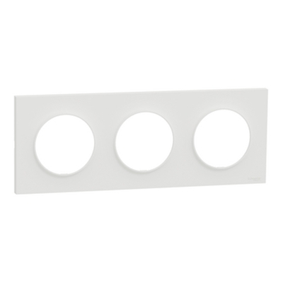 ODACE 2 - PLAQUE 09 3 POSTES BLANC