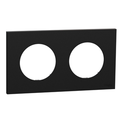 ODACE 2 - PLAQUE 2P NOIR ONYX