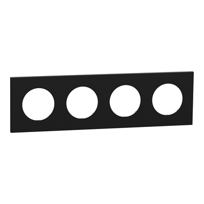 ODACE 2 - PLAQUE 4P NOIR ONYX