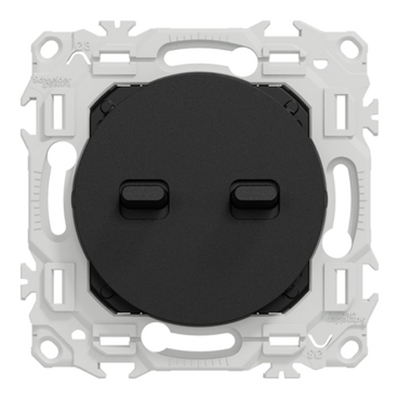 ODACE 2 - POUSSOIR DOUBLE ANTHRACITE