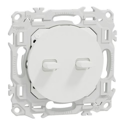 ODACE 2 - POUSSOIR DOUBLE BLANC