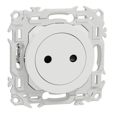 ODACE 2 - PRISE 2P A GRIFFES BLANC
