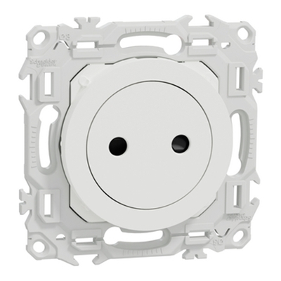 ODACE 2 - PRISE 2P BLANC