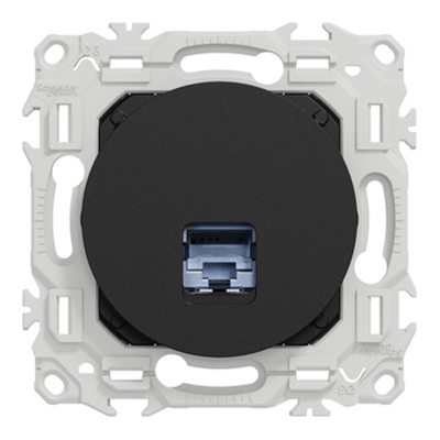 ODACE 2 - PRISE RJ45 CAT.6 UTP ANTHRACITE
