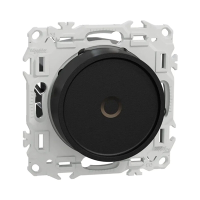 ODACE 2 - VARIATEUR ROTATIF UNIVERSEL 2 OU 3 FILS ANTHRACITE