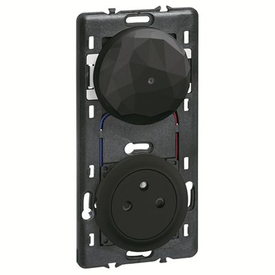 PACK CONTROL CELIANE WITH NETATMO + PRISE 2P+T - NOIR