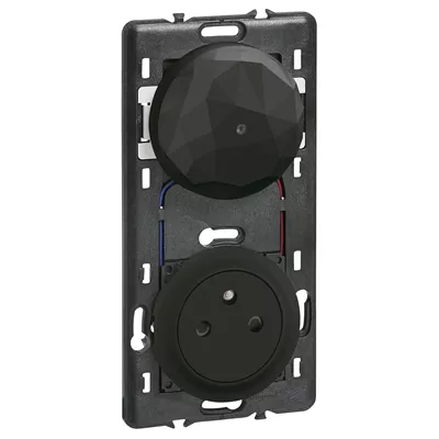 PACK CONTROL CELIANE WITH NETATMO + PRISE 2P+T - NOIR