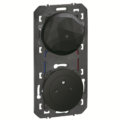 PACK CONTROL DOOXIE WITH NETATMO + PRISE 2P+T - NOIR