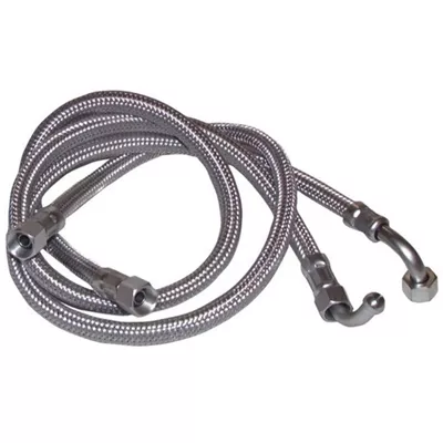 FLEXIBLES FIOUL SÉRIE ÉCROU FEMELLE DROIT- FEMELLE COUDÉ