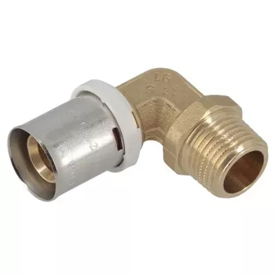 COUDE À SERTIR MÂLE À VISSER À 90'