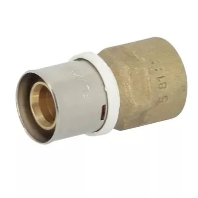 MANCHONS À SERTIR LAITON À VISSER FEMELLES FIXES