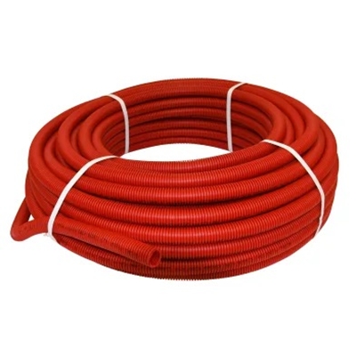 TUBE FLUXO FOURREAU ROUGE COURONNE 50M D.16