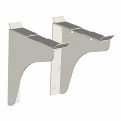 PAIRE DE CONSOLES ACIER LAQUE P/PUBLICA