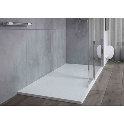 RECEVEUR ONYX EXCLUSIF 2000X1000X26 MM SMC BLANC EFFET PIERRE
