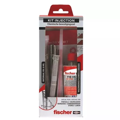 KIT FIXATION CLIM + CART. SCELLEMENT CHIMIQUE FISCHER