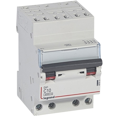 DISJONCTEUR DX³ 6000 -AUTO/VIS- 4P- 400V