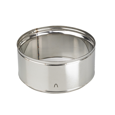 EMBOUT DE FINITION DE TUBAGE 125/131MM INOX