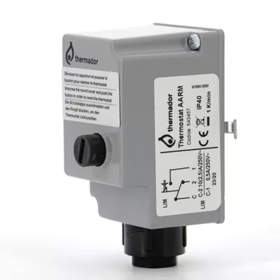 AQUASTAT APPLIQUE À RESSORT À CONTACT INVERSEUR RÉARMEMENT AUTOMATIQUE