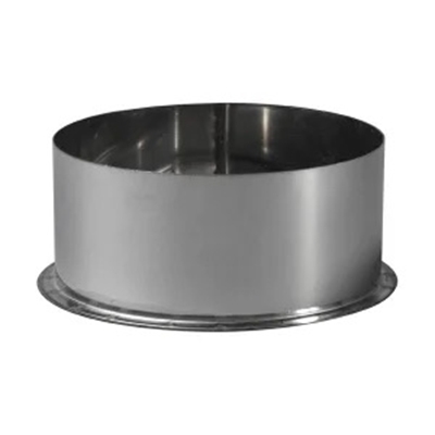 Ø 200 TAMPON PLEIN INOX 304 MALE  EP 4/10EME