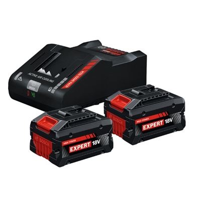 PACK 2X BATTERIE EXPERT 8,0AH EXBA 18V-80 + 1X CHARGEUR EXAL18V-160